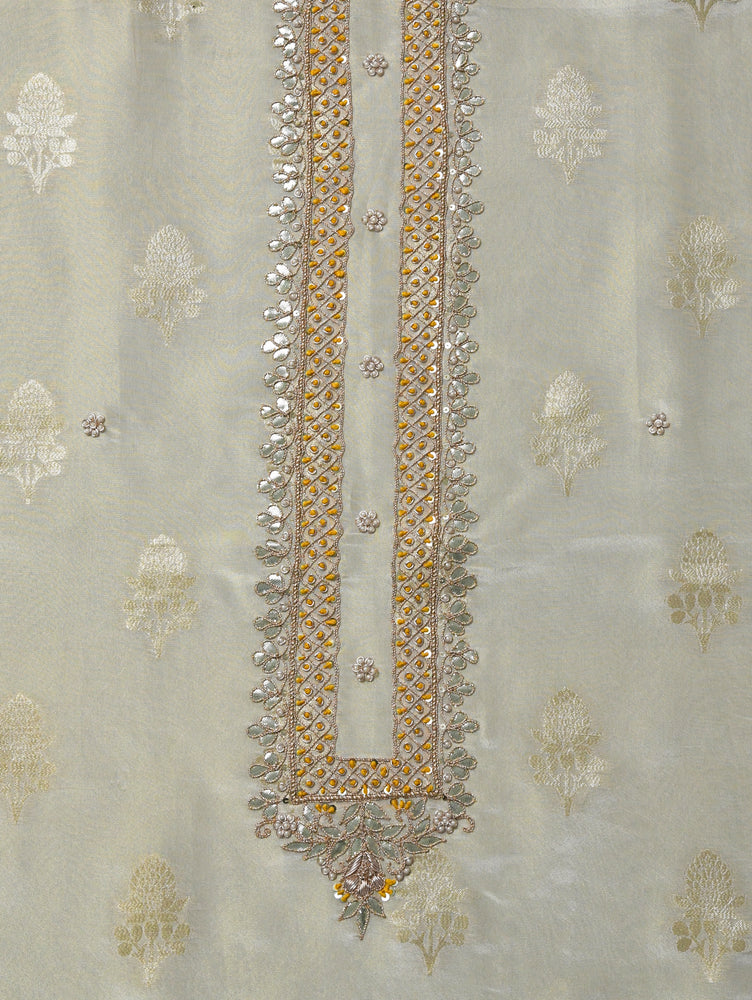 Cream Banarasi Suit